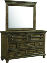 Elements International McCabe Dresser in Distressed Lacquer