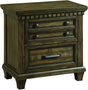 Elements International McCabe Night Stand With USB in Distressed Lacquer image