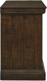 Elements International Condesa Tobacco 3 Drawer Nightstand in Brown