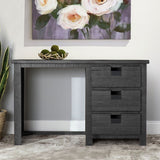 Elements International Vista Computer Desk in Grey