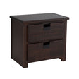 Elements International Vista Nightstand in Brown image