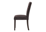 D8212 BROWN DINING CHAIR
