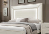 CLARA BEIGE FULL BED WITH LED