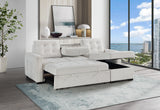U0707 CHALK REVERSIBLE SOFA BED