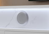 KIRA WHITE 87" ENTERTAINMENT UNIT WITH BLUETOOTH SPEAKER AND LED