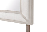 CLARA BEIGE UPHOLSTERED MIRROR