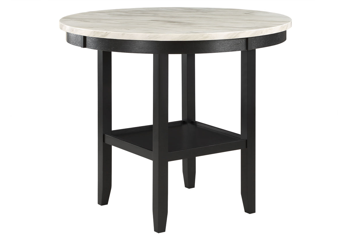 D40011 BAR TABLE + 6 D1622 BAR STOOLS