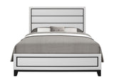 KATE WHITE QUEEN BED, DRESSER, MIRROR, NIGHTSTAND
