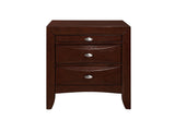 LINDA NEW MERLOT NIGHTSTAND