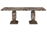 D12 BROWN DINING TABLE