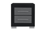 EMMA BLACK/GREY NIGHTSTAND