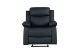 U6026 Pu 72A Glider Recliner with LED
