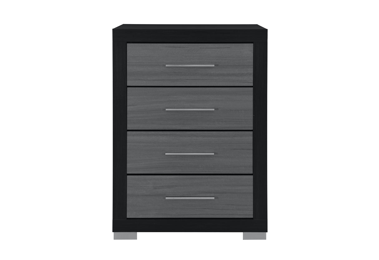 EMMA BLACK/GREY CHEST