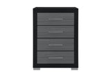 EMMA BLACK/GREY CHEST