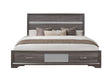 Seville Grey Bed Dresser Mirror Nightstand