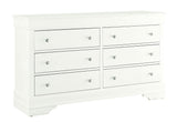 POMPEI METALLIC WHITE DRESSER