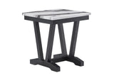 T1319 Blk/Wht End Table