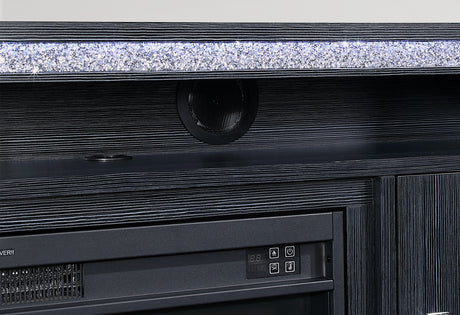 Lily Ent Unit 72 Inch with LED, Speakers, Crystal Inserts