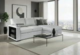 U0212 BLANCHE SILVER PULL OUT SOFA BED
