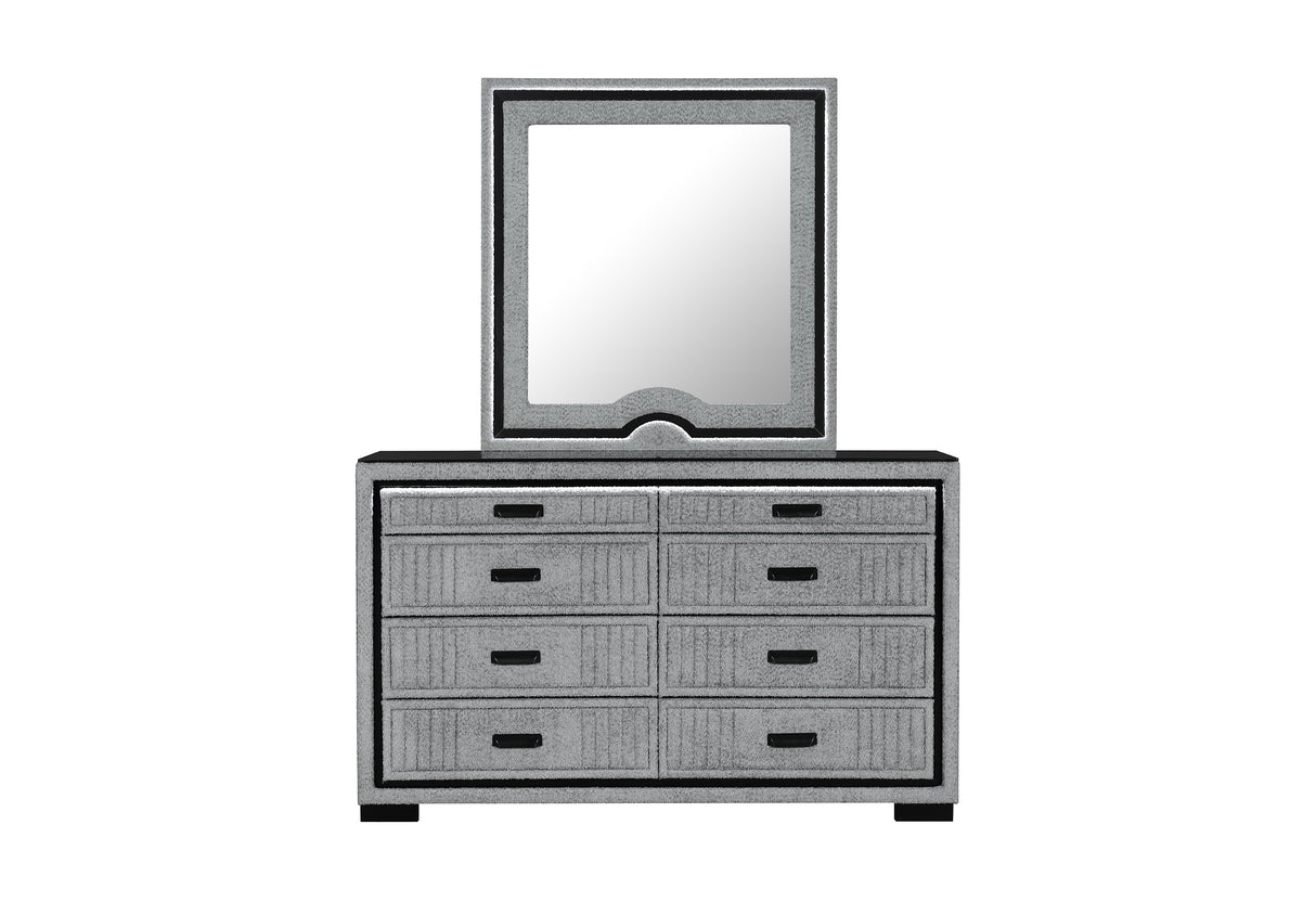 ISABELLA GREY DRESSER WITH LED