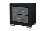 EMMA BLACK/GREY NIGHTSTAND