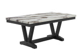 D1319 BLACK/WHITE DINING TABLE