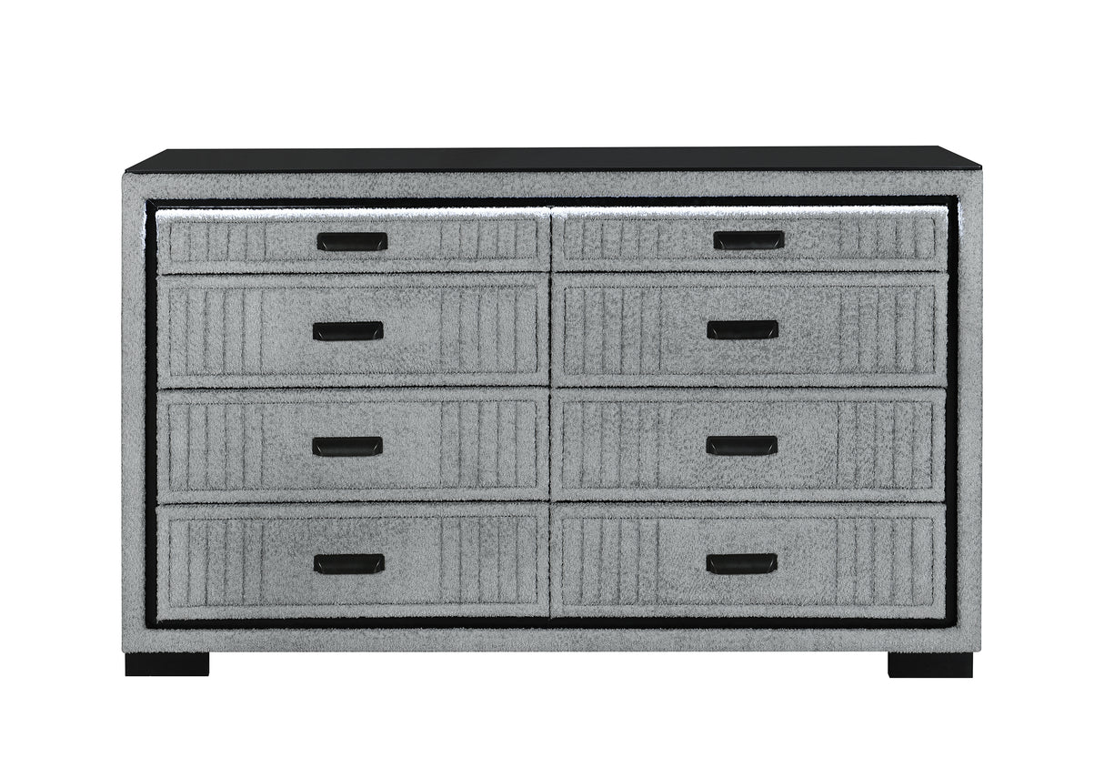 ISABELLA GREY DRESSER WITH LED