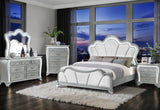 ARIA SILVER NIGHTSTAND WITH LED