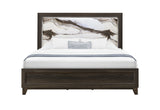 HARMONY BROWN TWIN BED WITH LED