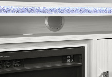 Lily Ent Unit 72 Inch with LED, Speakers, Crystal Inserts