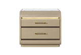 GENESIS GOLD NIGHTSTAND WITH LED