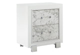 SANTORINI WHITE NIGHTSTAND