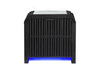 Beckett White/Black Nightstand with LED, Cooler and Speaker