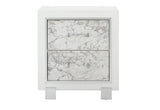 SANTORINI WHITE NIGHTSTAND