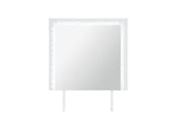 NAOMI SILVER MARBLE MIRROR WITH LED