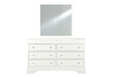 POMPEI METALLIC WHITE MIRROR