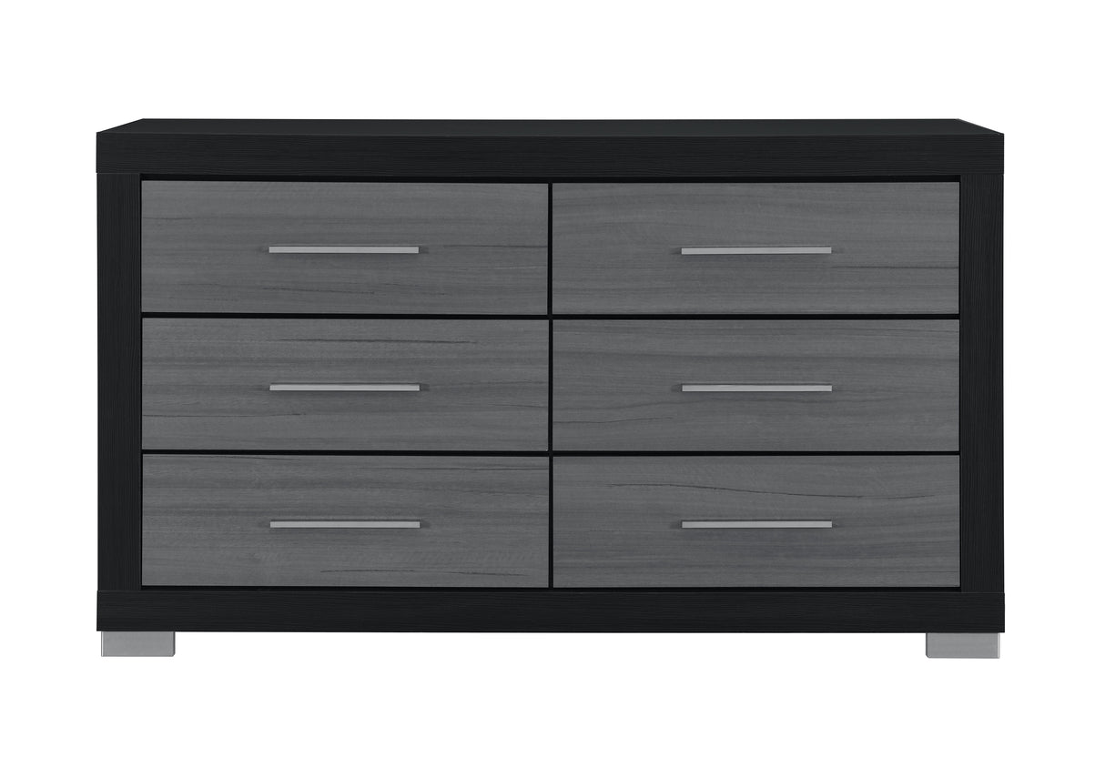 EMMA BLACK/GREY DRESSER