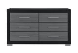 EMMA BLACK/GREY DRESSER