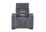U1895 GREY P2 RECLINER WITH IS AND LED