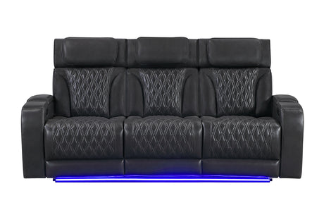 U8611 Blanche Power Reclining Sofa with PHR and LED