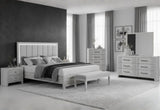 ELSIE GREY QUEEN BED WITH LED