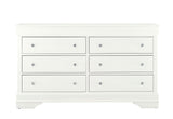 POMPEI METALLIC WHITE DRESSER