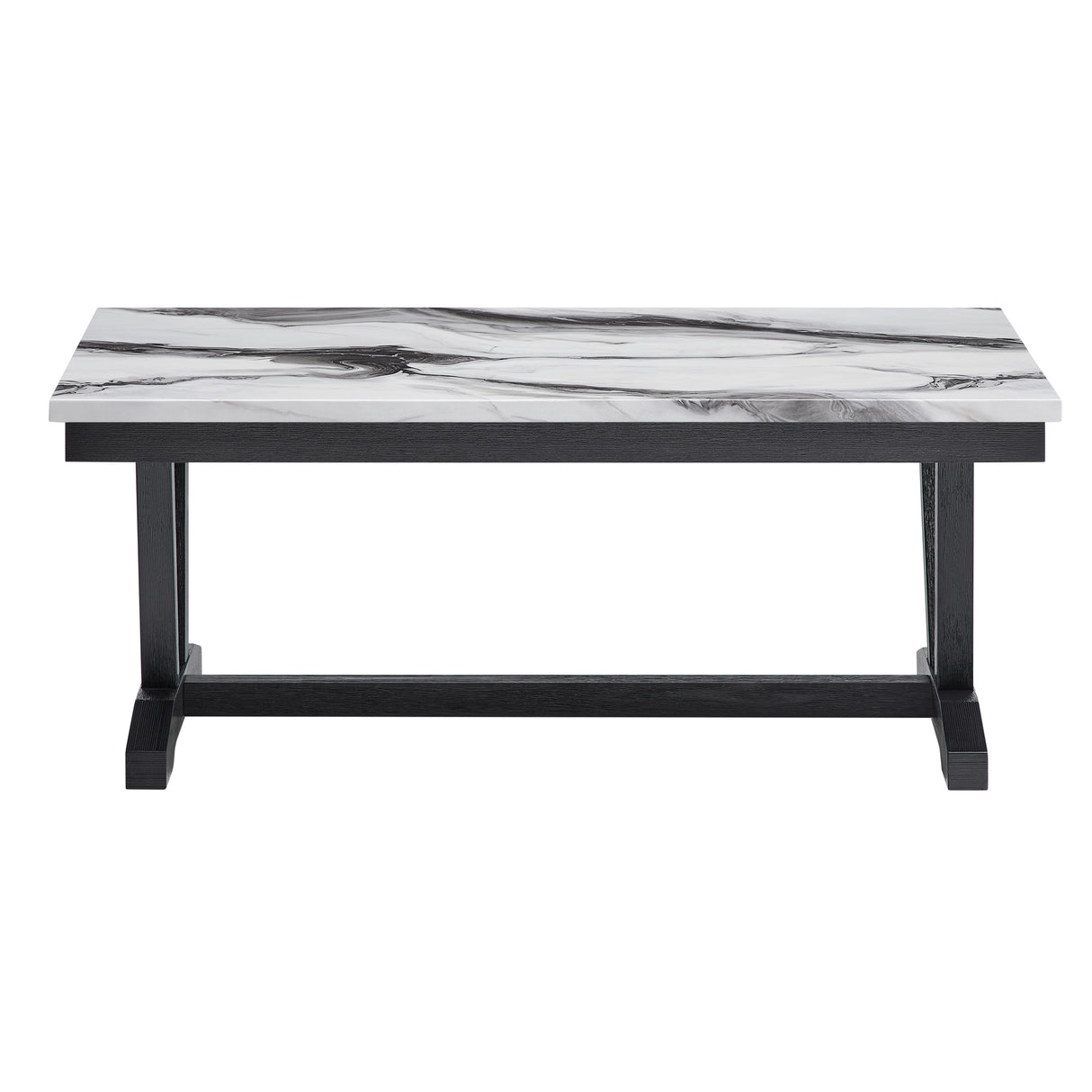 T1319 BLK/WHT COFFEE TABLE