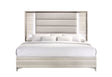 Zambrano White Bed with LED
