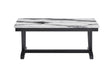 T1319 Blk/Wht Coffee Table