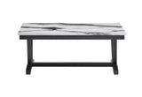 T1319 Blk/Wht Coffee Table