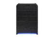 Beckett Wht/Blk Chest W/ LED