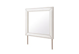 CLARA BEIGE UPHOLSTERED MIRROR
