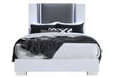 YLIME SMOOTH WHITE DRESSER, MIRROR, NIGHTSTAND