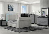 ELIAS/EMMA TV FB BLACK QUEEN BED GROUP